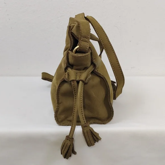 Anthropologie Tela Mini Crossbody by Miss Albright Luxe Nubuck Leather - Picture 5 of 12